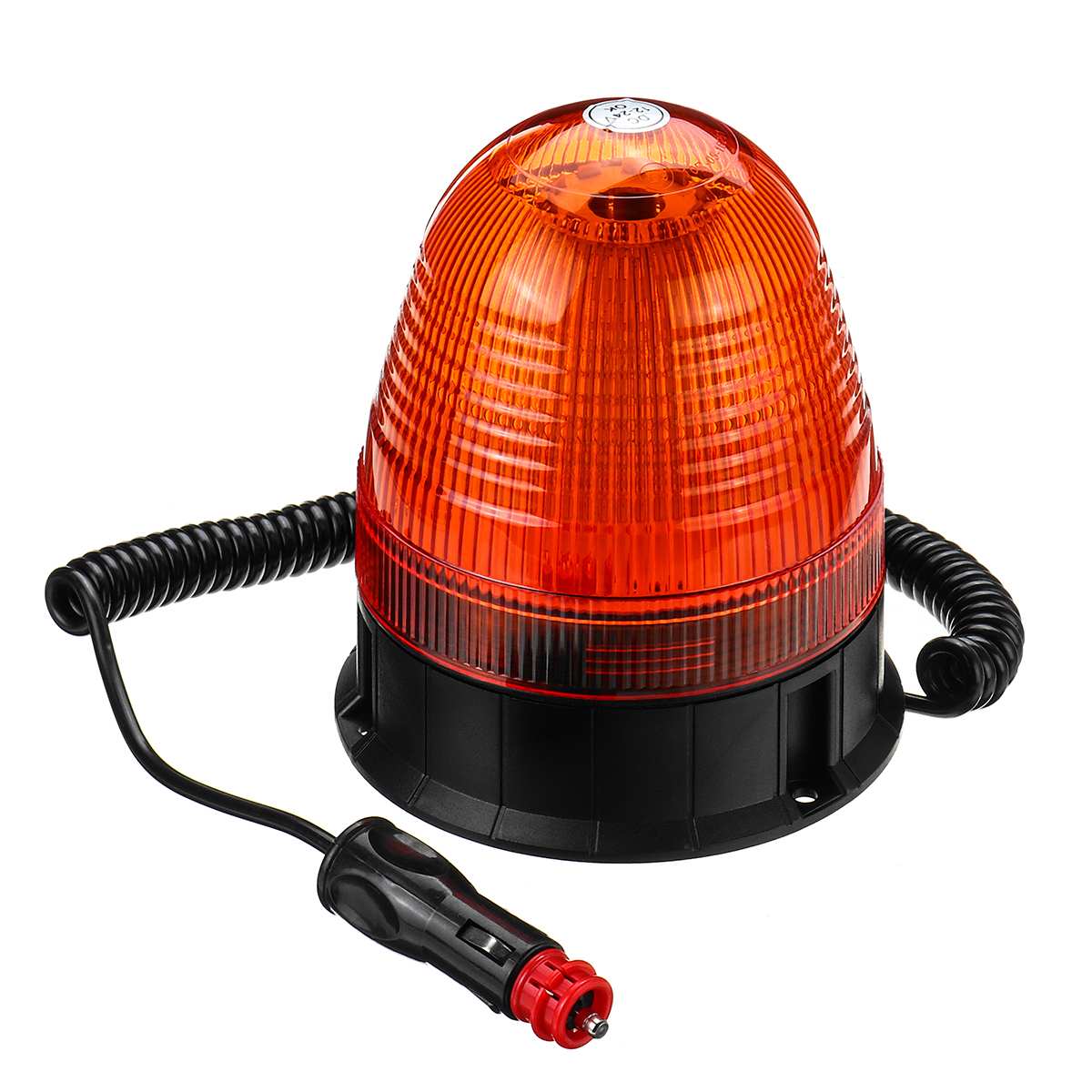 LED ЛЕД Аварийна/сигнална лампа Маяк буркан 12 / 24V - 80 Диода