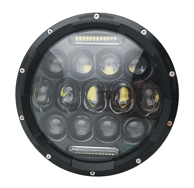 LED Фар 7 инча за вграждане на джип 12V