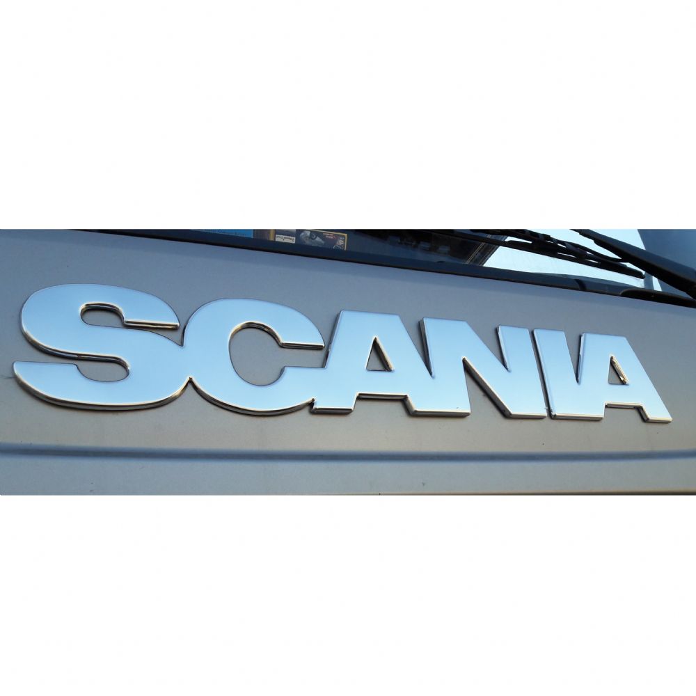 Декорация хром за надпис - Scania /04-09/